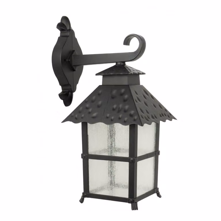 Applique da esterno CADIZ nera 1xE27x60W in alluminio, dimensioni: 41x18,5x23,5 cm, IP43, SU-MA