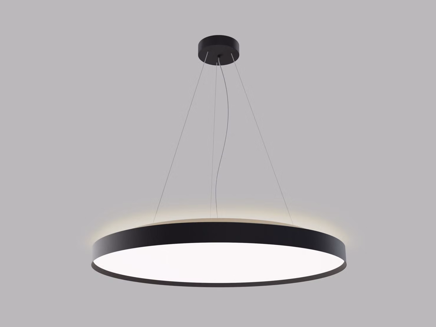 LED2 3276053D Lampada a sospensione TORO 80 P/N-Z, B DALI/PUSH DIM 80+12W 3000K/4000K nero