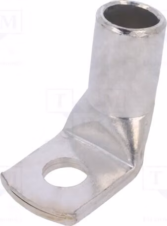 1 x Morsetto a anello: Morsetto a anello tubolare da 35÷50 mm², con connessione a morsetto M8, in rame, modello BM 018379, isolato