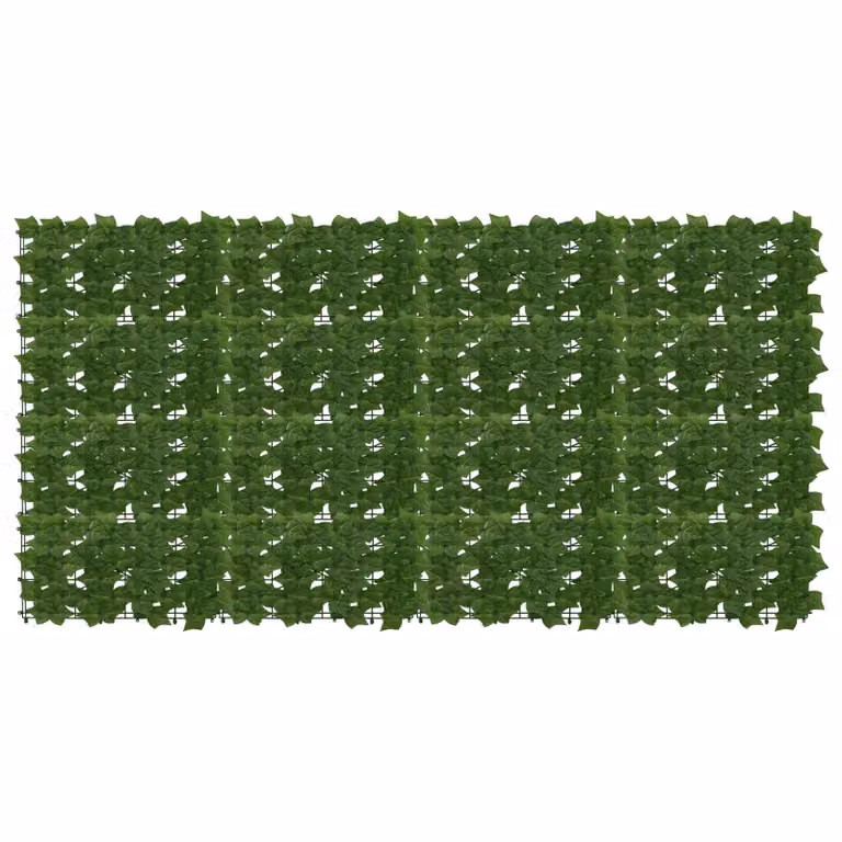 Schermo per balcone con siepe artificiale vidaXL, Verde, L: 200 cm x H: 100 cm