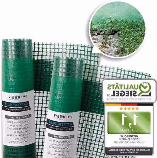 Tenda a rete per giardino - Copertura in polietilene ad alta densità - Pellicola protettiva per fogliame - 2 x 8 metri - Verde