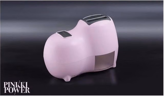 Grattugia Elettrica Reber 9250 RS da 140 W con Rullo in Acciaio e Ingranaggio in Metallo colore Rosa