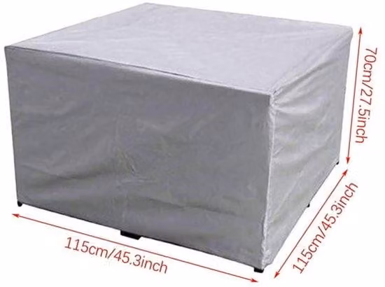 Mobili da giardino resistenti all'inverno, tessuti idrorepellenti