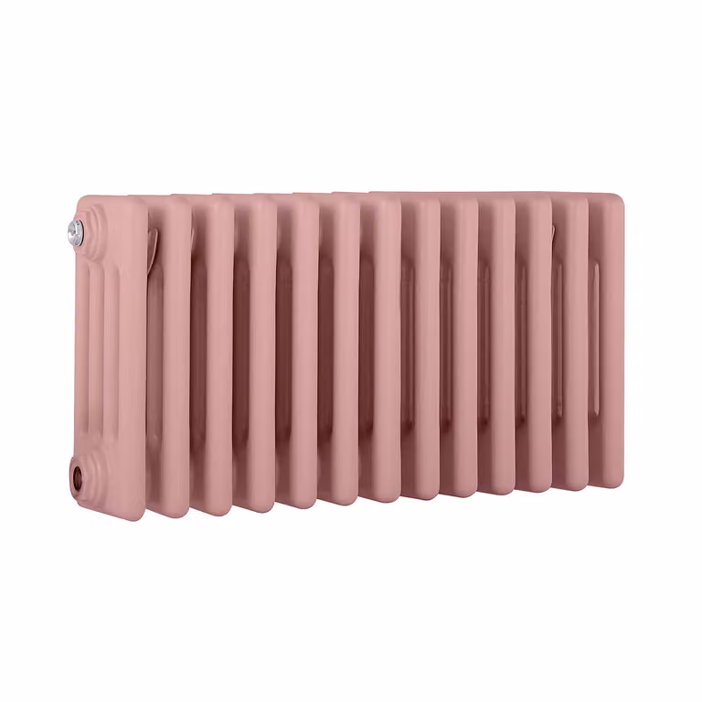 Radiatore Orizzontale a Colonne (4 Colonne) 300mm x 605mm - Rosa (Camellia Rosa) - Regent