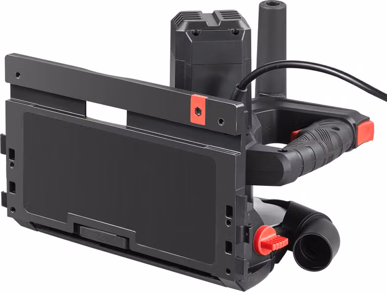 Sega a immersione SucceBuy 165,1 mm, sega circolare manuale con lama in metallo duro a 48 denti, angolo regolabile 0-45°, profondità di taglio 55 mm, adatta per legno e plastica, guida non inclusa