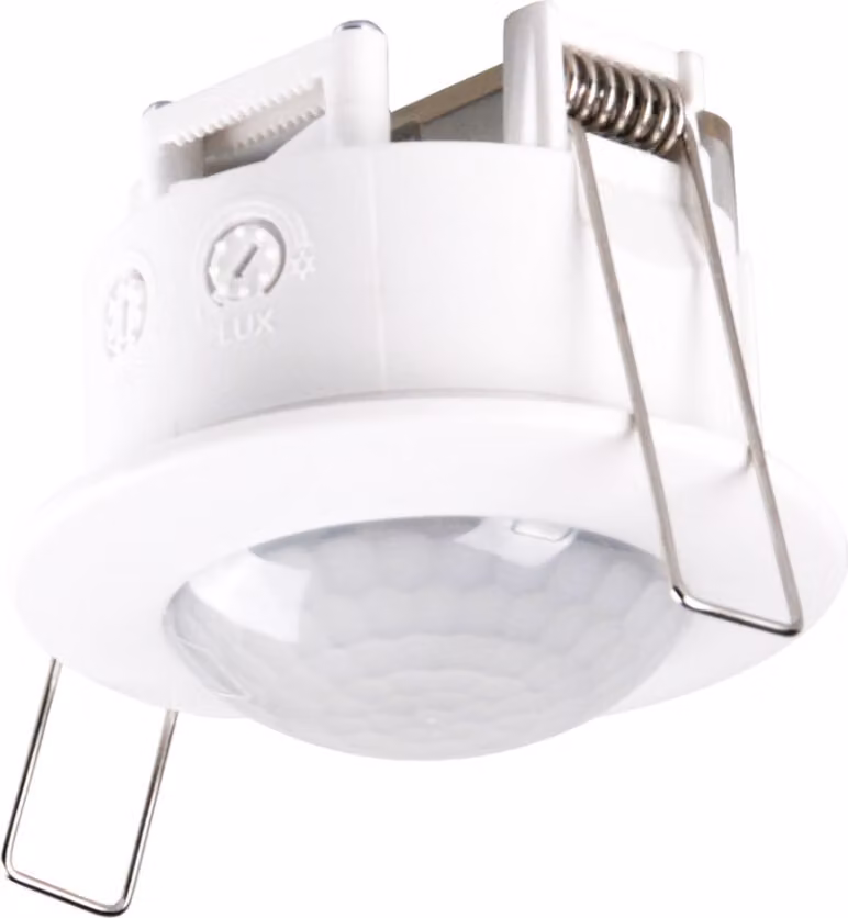 Sensore di movimento e crepuscolare PIR da incasso Polux ES-P17A1