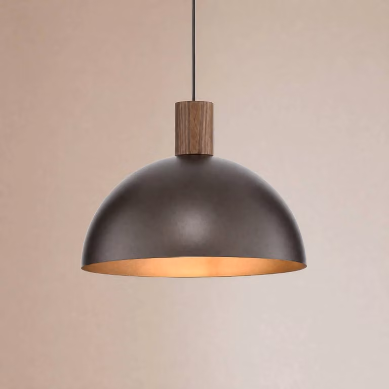 Lampada a sospensione Oslo TK Lighting, dimmerabile, Marrone / Ruggine, Soggiorno / Sala da pranzo, Metallo, Moderno, Lampada a sospensione