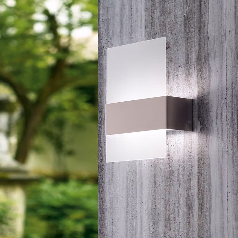 EGLO Nadela LED applique in vetro satinato
