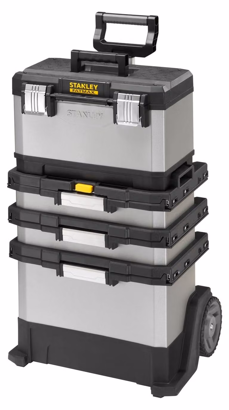 STANLEY FATMAX Rolling Workshop, un dispositivo 4-in-1 che include utensili rimovibili