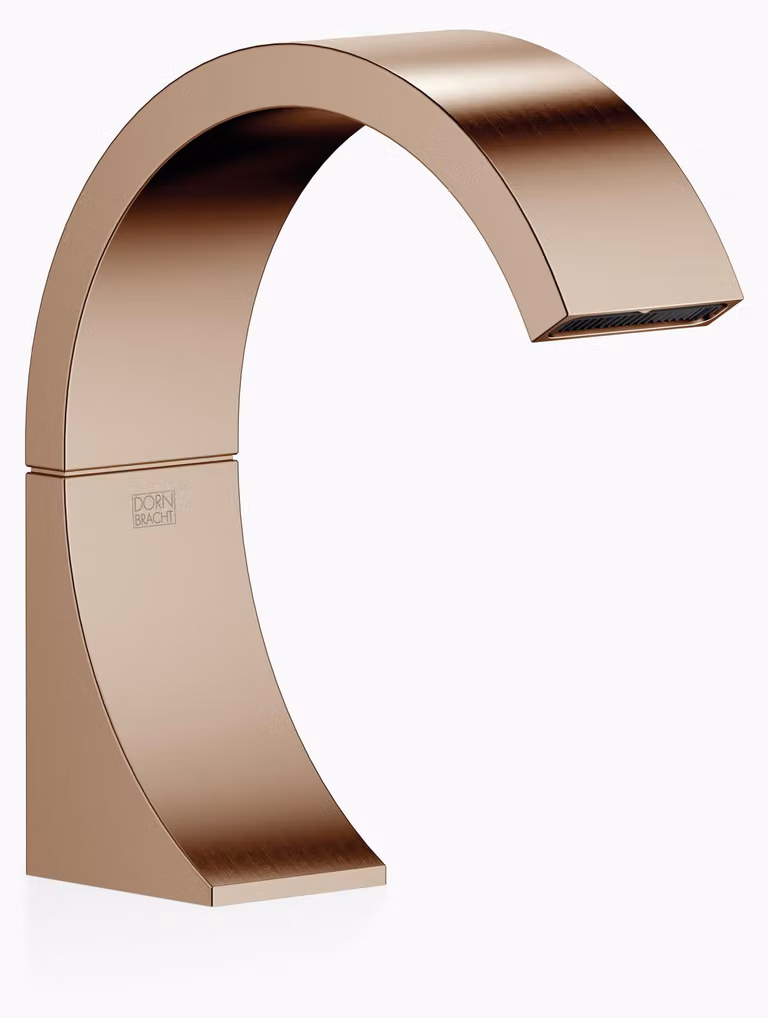 Dornbracht CYO Bec déverseur pour lavabos sans garniture de vidage, saillie 133mm, 13715811-42, 13715811-42