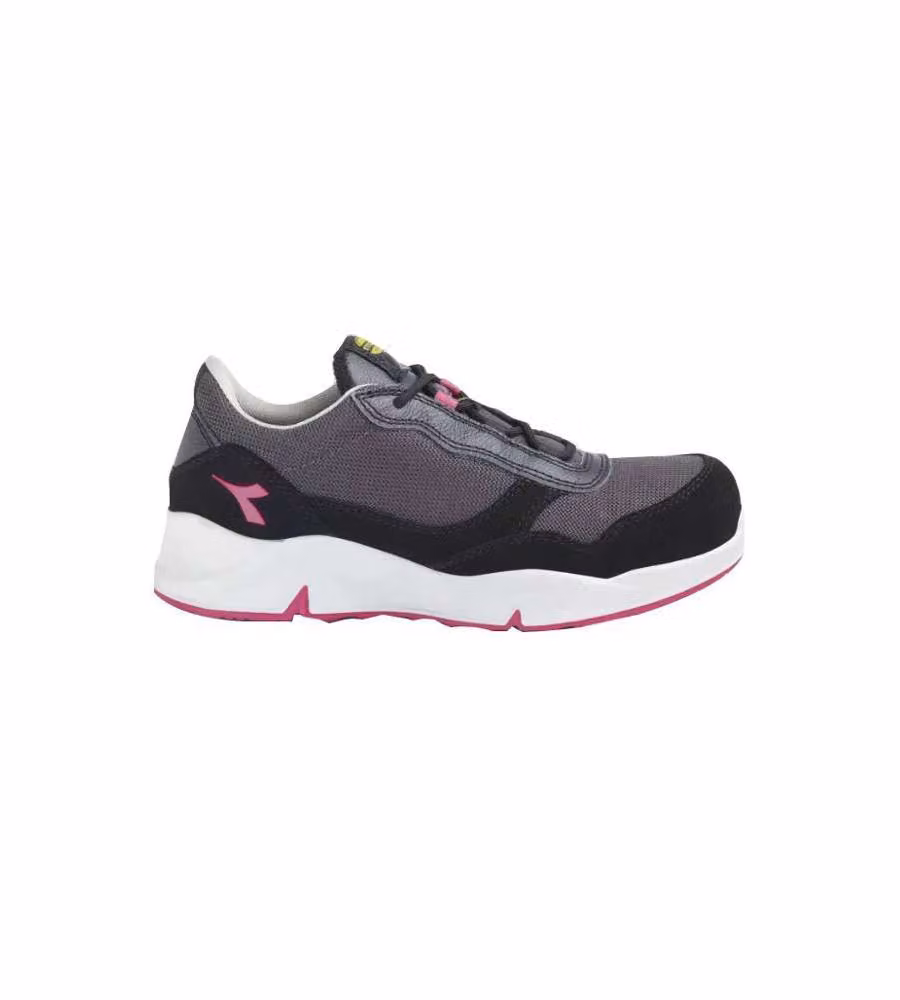 Scarpe Athena Esd Text Nero Basse 38 S1P Diadora