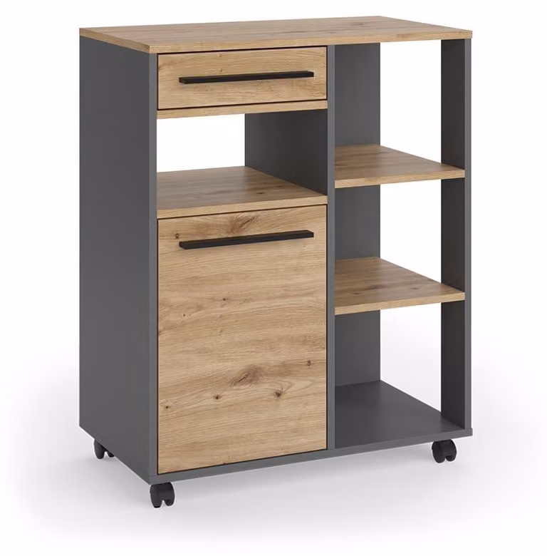 Buffet da cucina Vicco Pure Rovere artigianale/Antracite 72.2 x 90.8 cm, Model 59913