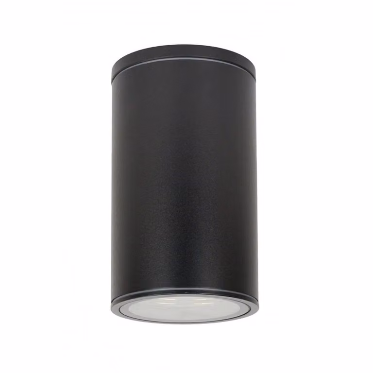 Lampada da soffitto spot esterna 11 cm di diametro 1xE27 nera IP54 SU-MA 7003 BL