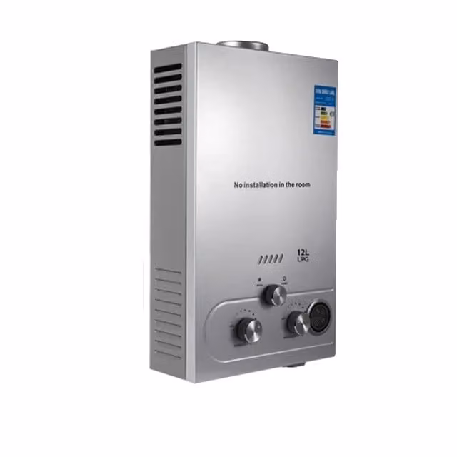 Scaldabagno, Acqua calda istantanea, Design compatto, 12L
