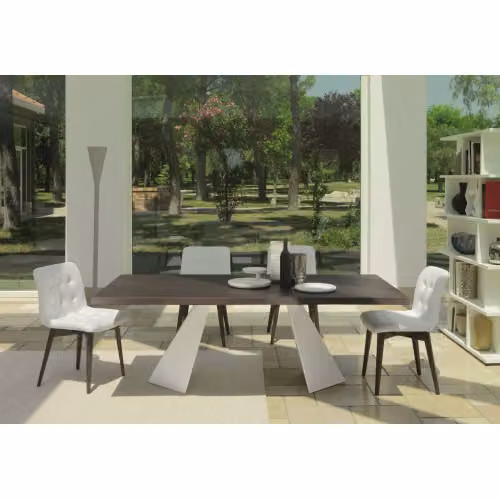Tavolo Portland fisso in legno, vetro o ceramica Friulsedie