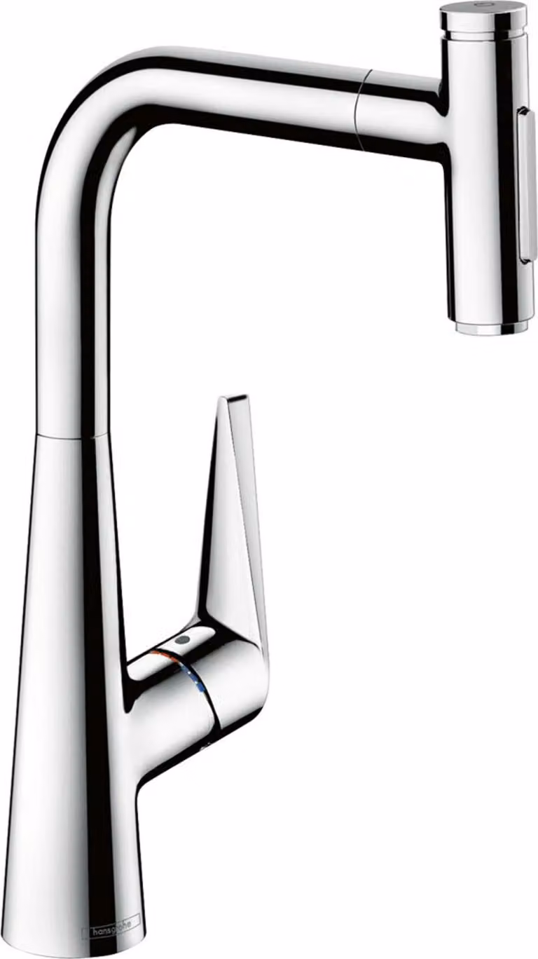 hansgrohe Talis Select M51 mitigeur de cuisine 300, douche extractible, 2 jets, 72823000, 72823000