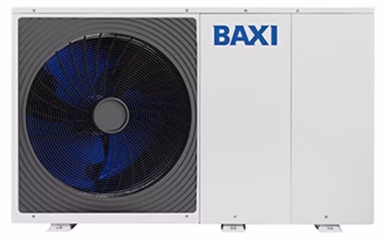 Pompa di calore aria-acqua monoblocco Baxi Auriga 8M-A, refrigerante R32, monofase
