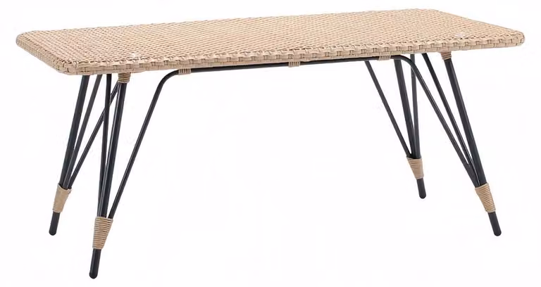 Couchtisch Terrasse Design Tische Möbel Tisch Luxus Beistelltisch Rattan Modern