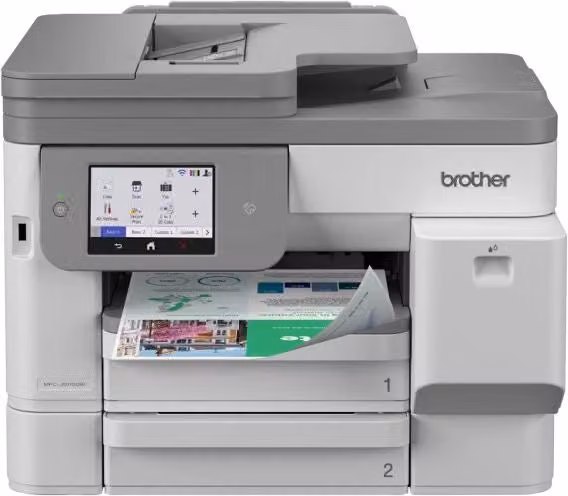 Stampante Multifunzione Inkjet Brother MFC-J5115DW Colore Grigio con Stampa, Scansione, Copia e Fax, Connettività Wi-Fi e LAN, Formato A4