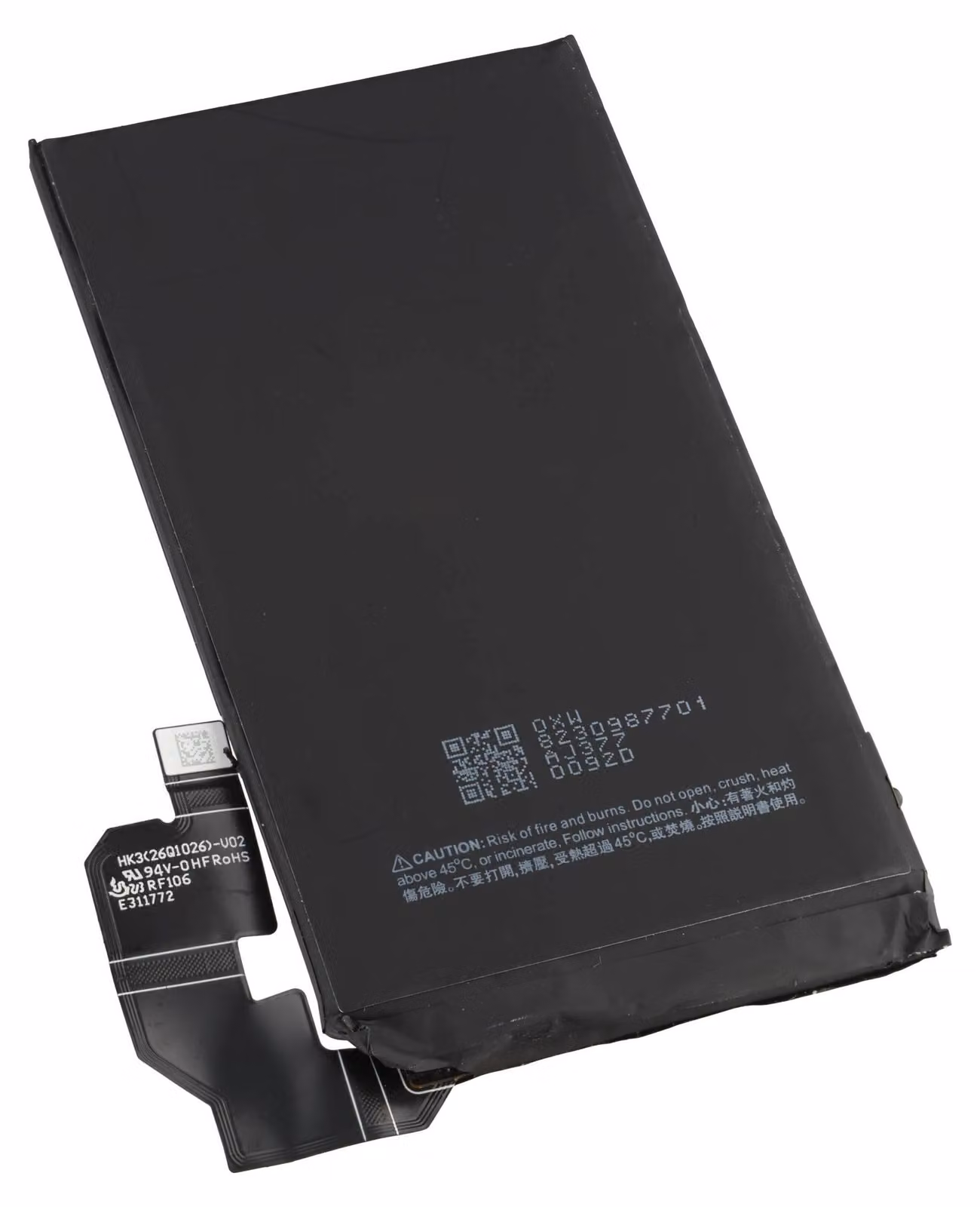 Batteria compatibile con Google Pixel 8 Pro, Li-polimero, 3,89 V, 4950 mAh, 19,2 Wh, senza attrezzi