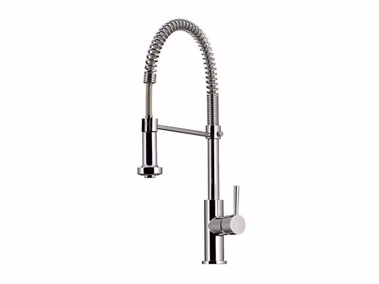 Miscelatore monocomando NABER DRIVE 5 in CROMO con bocca a spirale / alta pressione