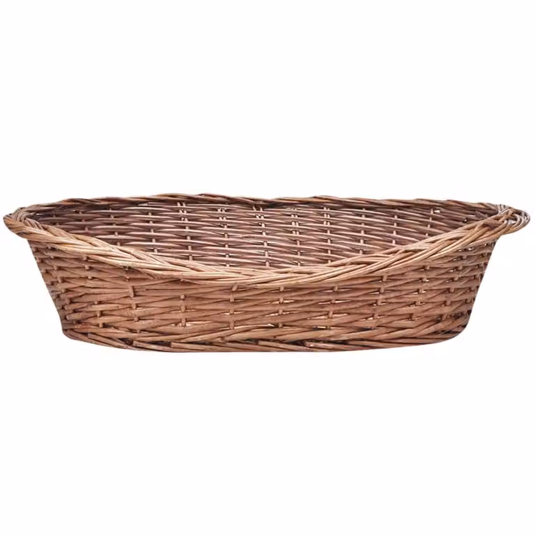 Cesto/Cuccia per Cani in Vimini Naturale 50 cm