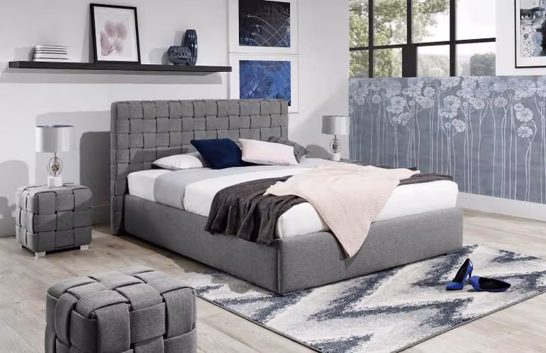 Bett Polster Design Luxus Doppel Hotel Betten Ehe Schlaf Zimmer 200x200cm