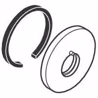 Hansgrohe Rosetta Axor per bocca cromata