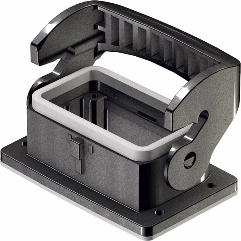 HARTING Han ECO Outdoor 10B Custodia da montaggio con telaio di supporto con 1 staffa longitudinale - 1 pezzo