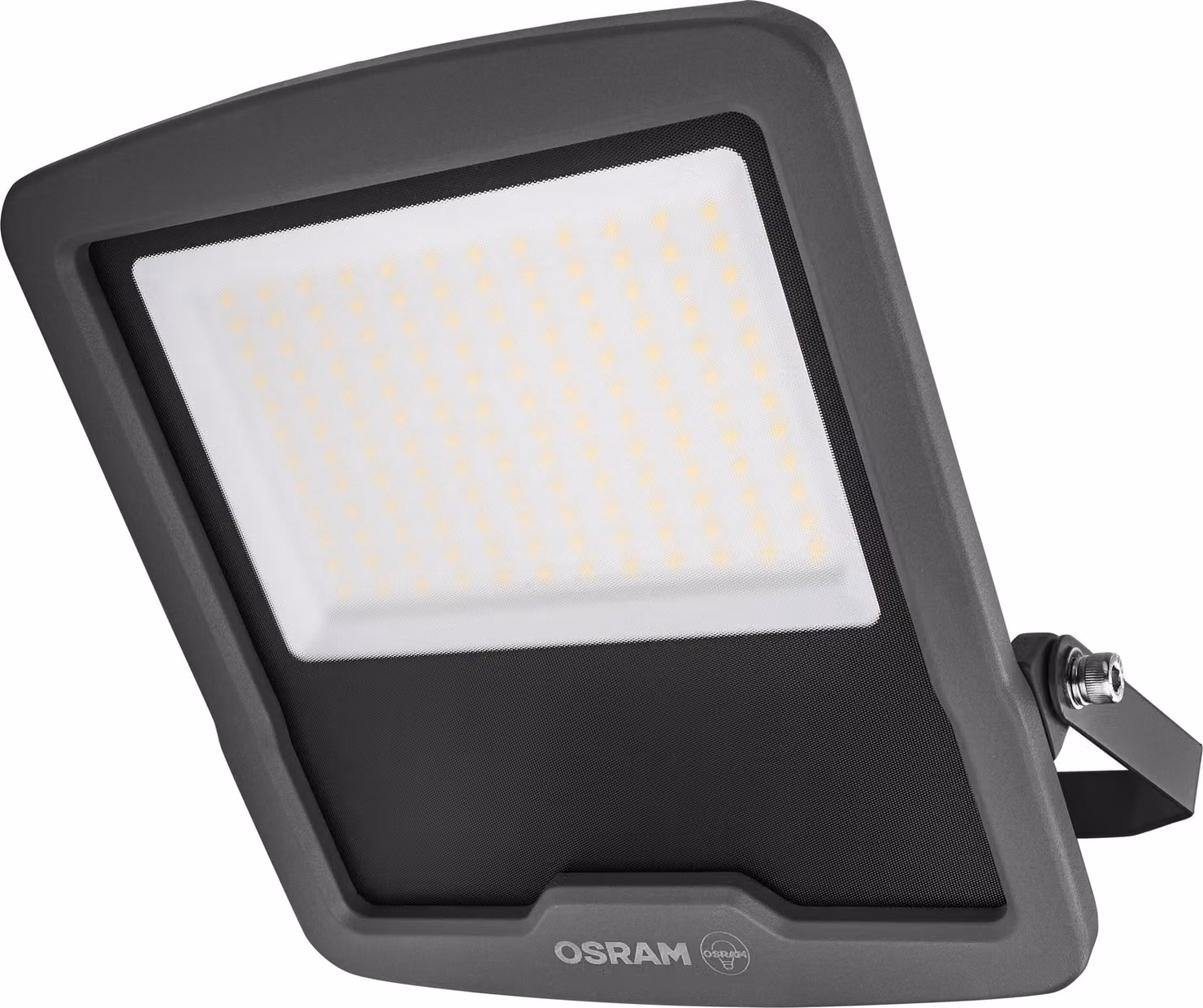 OSRAM ENDURA FLOOD PC 100W Proiettore LED, bianco freddo 4000K, 12000 lumen, proiettore IP65, alluminio riciclato, efficienza 120 lm/W, grigio, 230V