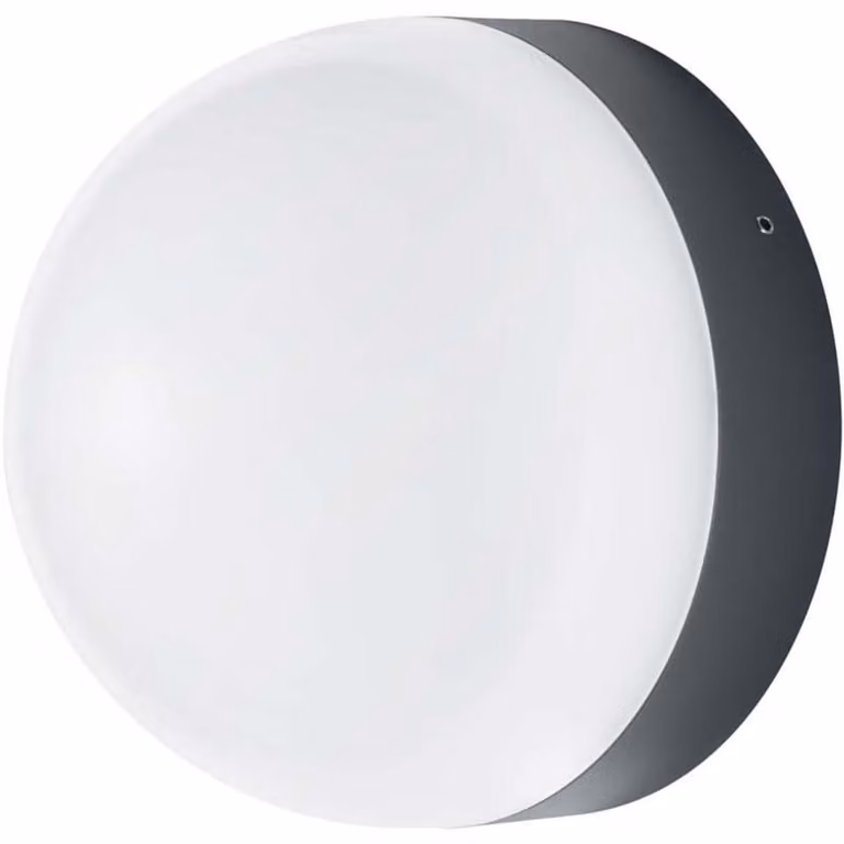 Osram LED a parete e a soffitto, apparecchio per applicazioni esterne, bianco caldo, sensore di luce diurna e di movimento integrato, sensore a sfera Endura Style