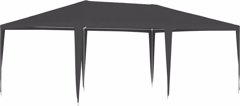 Gazebo Professionale 4x6 m Antracite 90 g/m²