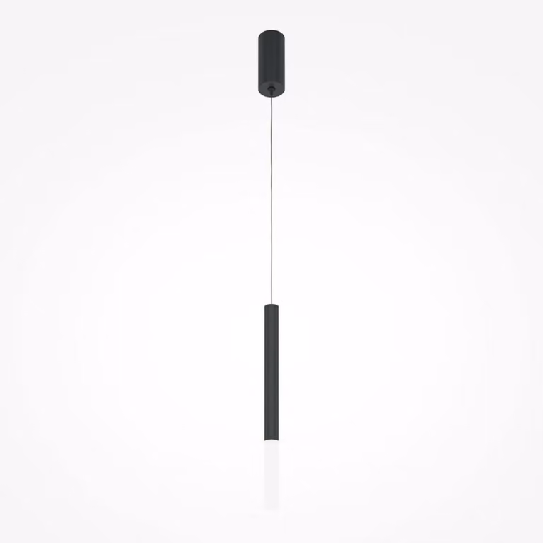 Lampada a sospensione a tubo bianco e nero Pro Shade LED 6W Maytoni