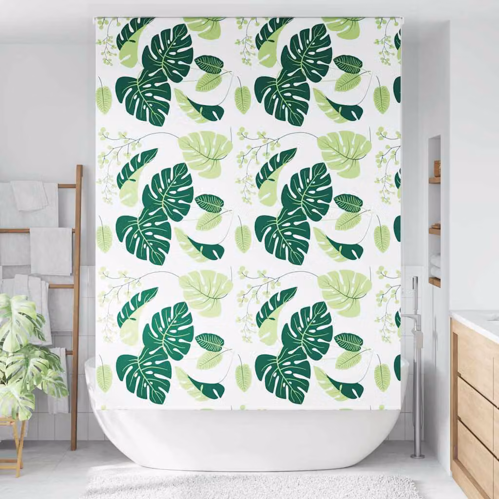 vidaXL Tenda a Rullo Doccia 150x240 cm Larghezza Tessuto 146 cm