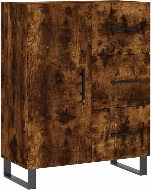 Buffet credenza cassettiera armadio mobile contenitore organizer per cucina soggiorno salotto 69,5 x 34 x 90 cm legno ingegnerizzato marrone 02_0031069