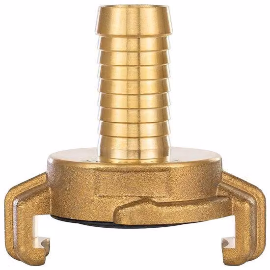 Raccordo rapido in ottone da 1/2 pollice - Connessione a tenuta stagna - Resistente ai raggi UV - Clip di sicurezza - Adattatore per tubo flessibile da 13 mm