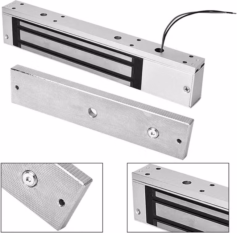 Serratura elettromagnetica per porte in legno, metallo, vetro o porte tagliafuoco