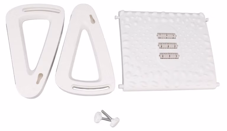 Supporto ergonomico per i piedi con texture massaggiante, da utilizzare sotto la scrivania