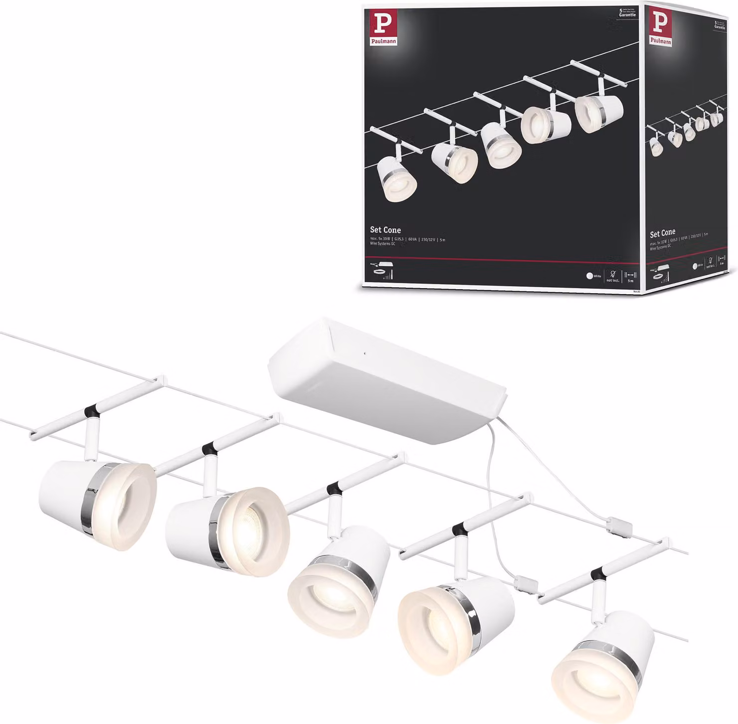 Sistema di cavi Paulmann CorDuo Set base Cono