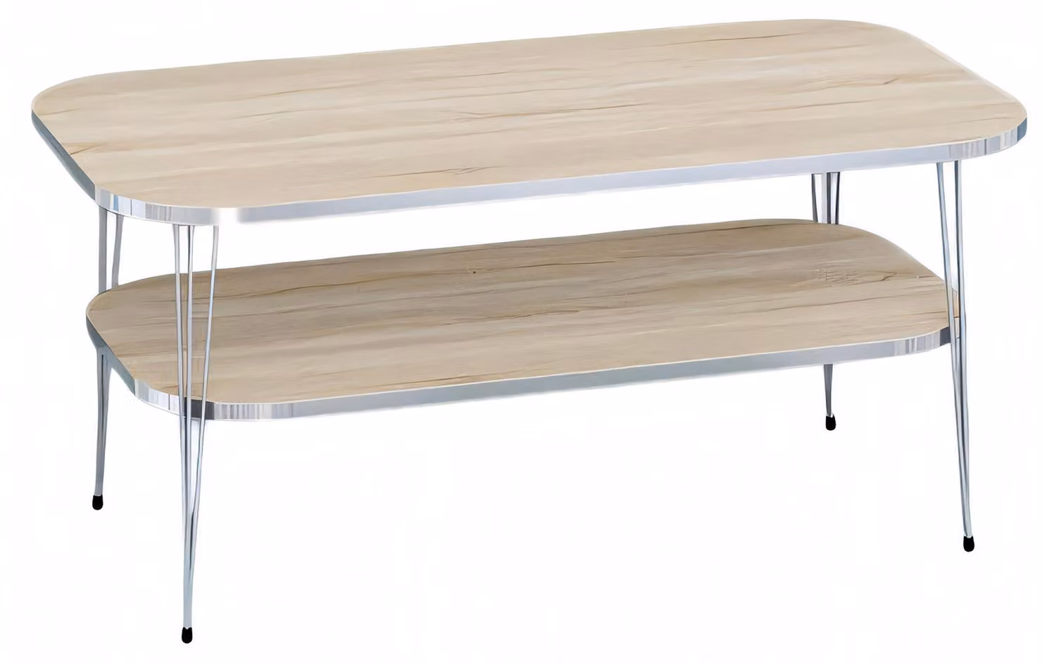Eleganter brauner Couchtisch aus Holz mit stilvollem Design