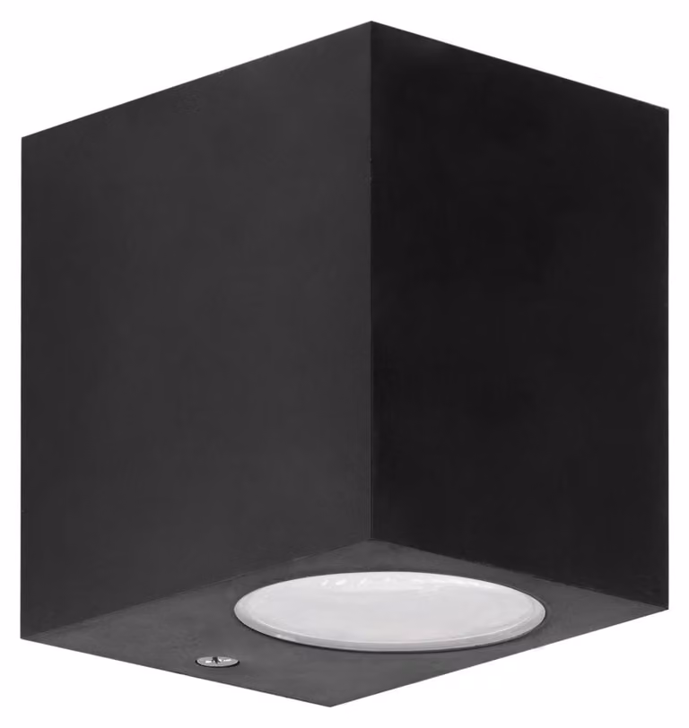 LEDS C4 Kubo, lampada da esterno - 7 W, grado di protezione IP44, colore nero