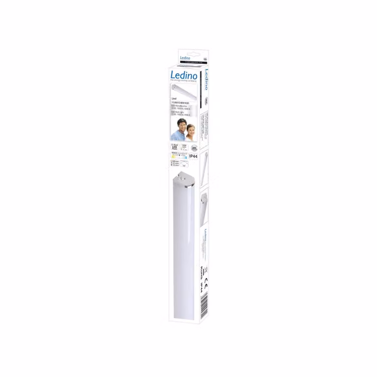 Ledino Applique da parete Lind, Cromo / Argento, Bagno, Alluminio, Applique