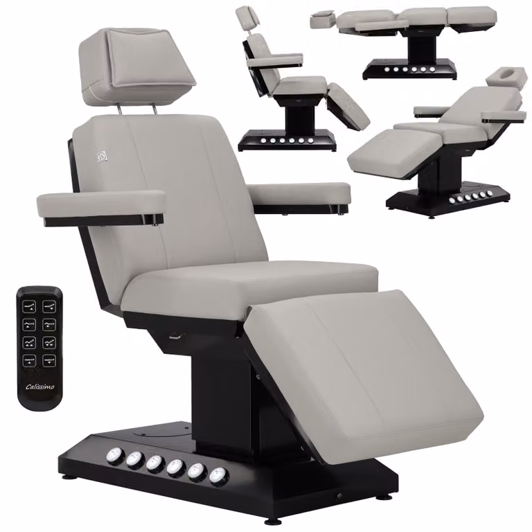 Poltrona estetica elettrica per salone di bellezza pedicure regolazione controllo a pedale + telecomando 3 attuatori Bologna