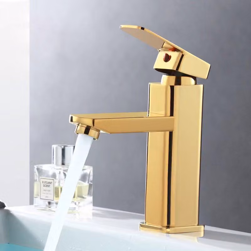 [Rubinetto da bagno Miscelatore a cascata per lavabo Miscelatore monocomando Rubinetto da bagno per WC Oro"],