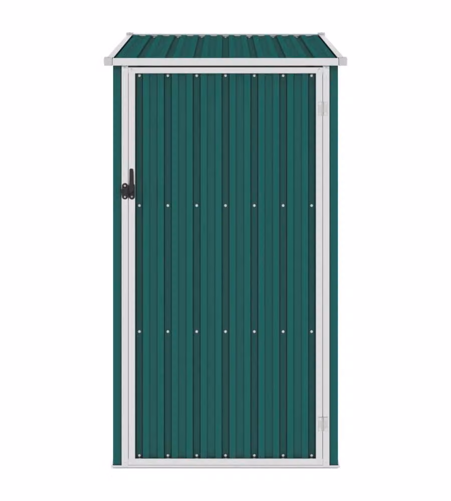 Capanno da Giardino Verde 87x98x159 cm in Acciaio Zincato