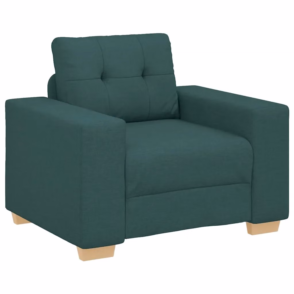 Poltrona Relax Design Mania Verde con Braccioli in Tessuto – 2