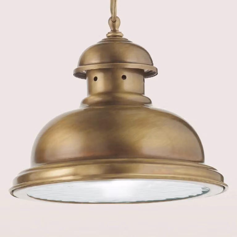 Cremasco Lampada a sospensione Scirocco, dimmerabile, Bronzo / Ottone antico, Soggiorno / Sala da pranzo, Ottone, Antico, Lampada a sospensione