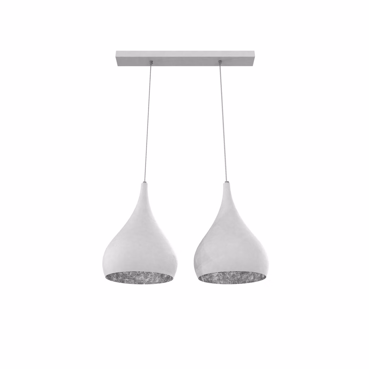 Lampada A Sospensione Calice Lineare X2 Foglie