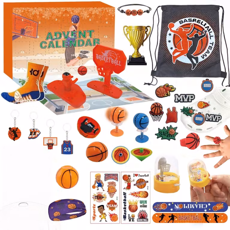Calendario dell'Avvento a tema basket 2026: 24 sorprese per i fan