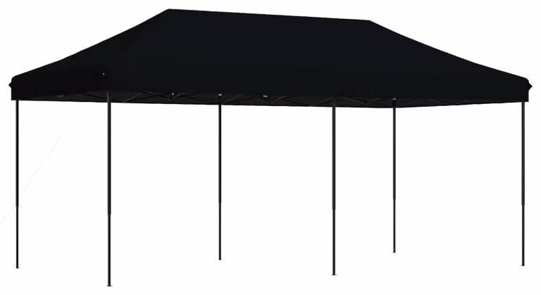 Tenda Party Nero 292 x 580 x 315 cm Tessuto Oxford